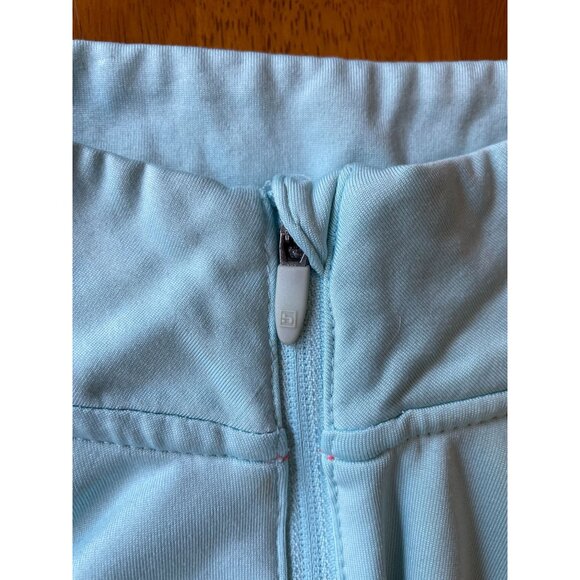 Hind Womens Half-Zip Pullover Sz M Light Blue Athleticleisure Lightweight Jacket - Picture 7 of 8